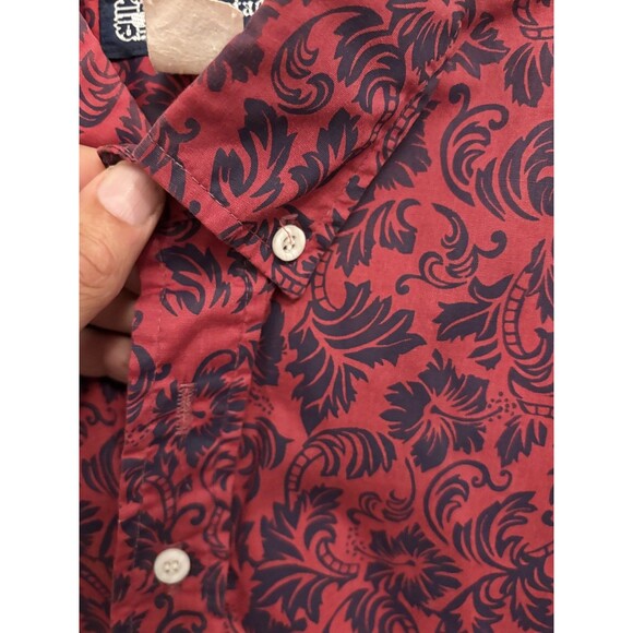 Hawaiian Heritage Shirt Mens Large Allan James Floral Button Up Made in Hawaii - Picture 3 of 10